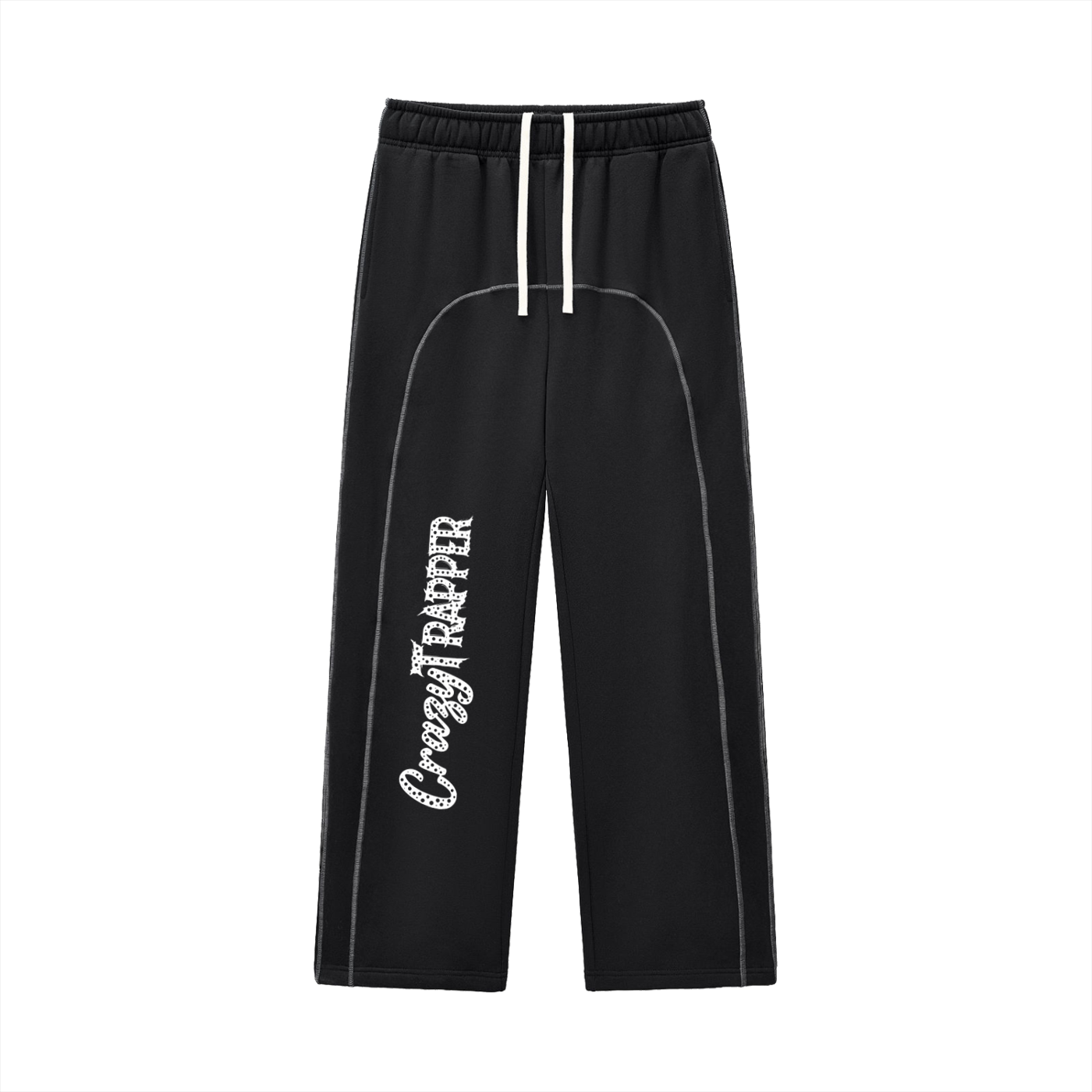 Contrast-Stitched Fleece Sweatpants